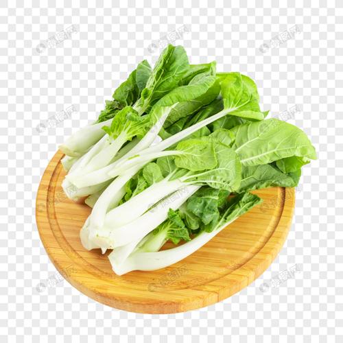 免抠元素 产品实物 新鲜蔬菜小白菜.